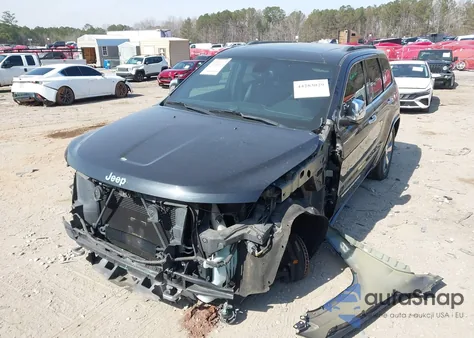 2014 Jeep Grand Cherokee Overland z USA, uszkodzony, nr VIN 1C4RJECG7EC452172